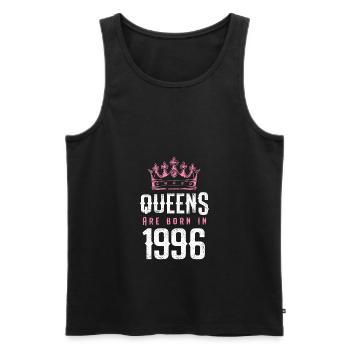 born in 1996 - Männer Premium Bio Tank Top - Schwarz - Vorne - AI Model Male 178 light (178cm)