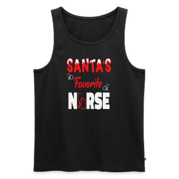 Santas Nurse - Männer Premium Bio Tank Top - Schwarz - Vorne - Michal (187cm)