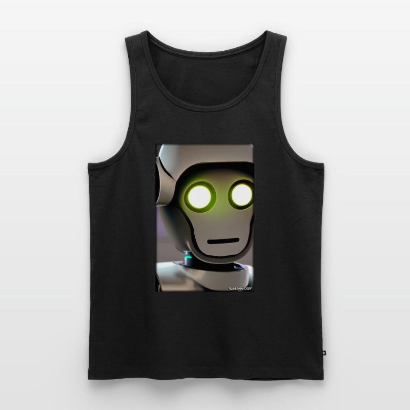 Robot Future Technology Science Android Débardeur bio Premium Homme