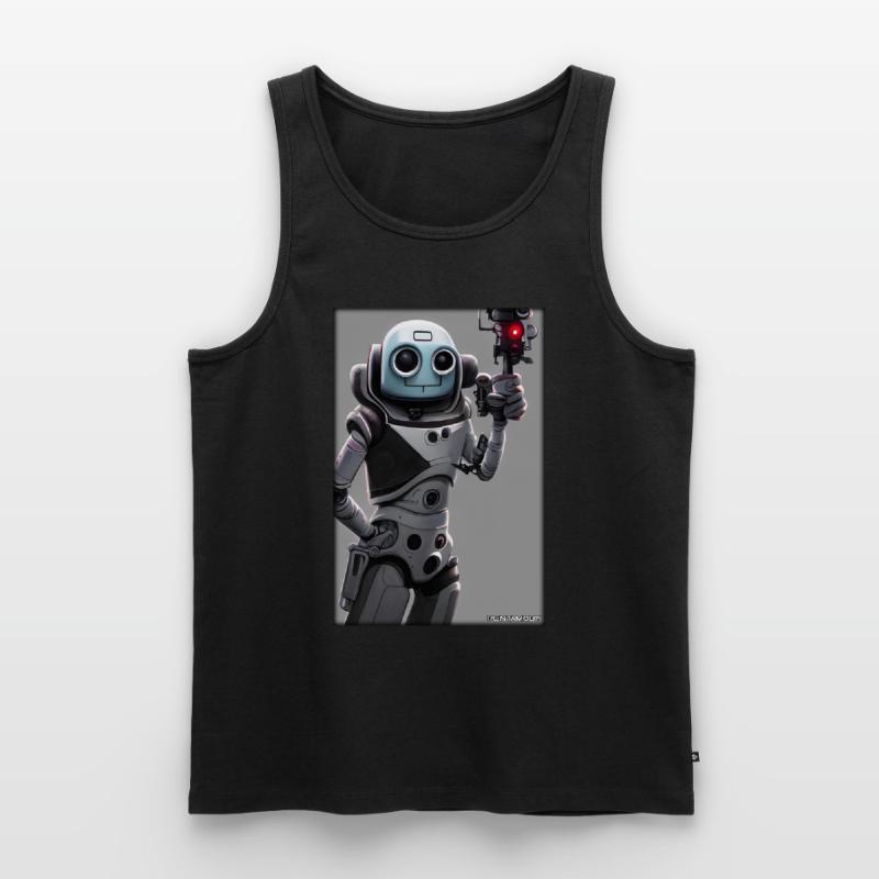 Robot Future Technology Science Android Débardeur bio Premium Homme