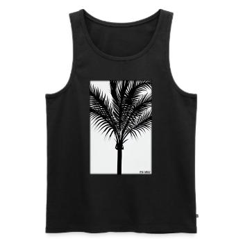 Palm Beach Holiday Summer Sun Sea Travel Holidays - Débardeur bio Premium Homme - noir - Devant - Michal (187cm)