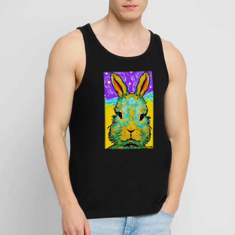 Rabbit Easter Easter Pet Easter Holiday Men's Premium Organic Tank Top