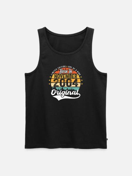 Legendary since November 2004 - 2004 - Men's Premium Organic Tank Top - black