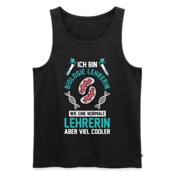 Biologie Bio Lehrer - Männer Premium Bio Tank Top - Schwarz - Vorne - Michal (187cm)