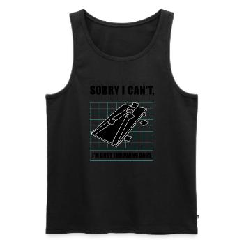 Sacs à lancer Busy Sack Toss Hobby Sports - Débardeur bio Premium Homme - noir - Devant - Michal (187cm)