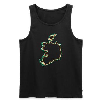 Irland - Männer Premium Bio Tank Top - Schwarz - Vorne - Michal (187cm)