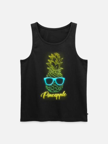 Uv Farbe Dj - Männer Premium Bio Tank Top - Schwarz