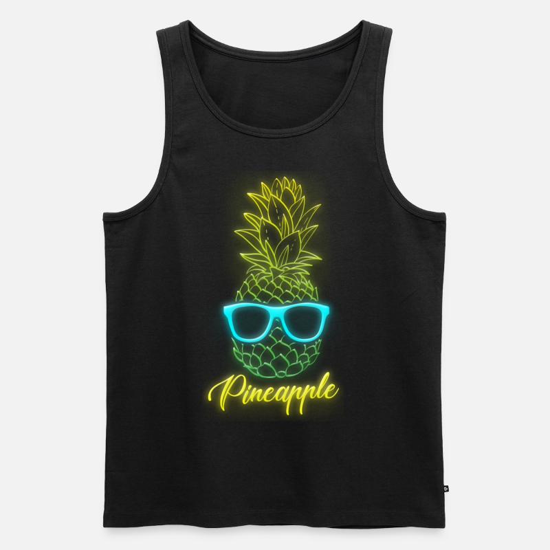 Uv Farbe Dj - Männer Premium Bio Tank Top - Schwarz