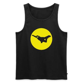 Snowboard Method Air - Männer Premium Bio Tank Top - Schwarz - Vorne - AI Model Male 178 light (178cm)