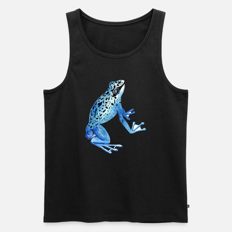 Frosch - Männer Premium Bio Tank Top - Schwarz