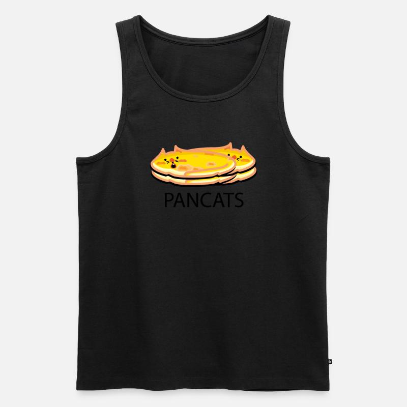 Eierkuchen Katzen - Männer Premium Bio Tank Top - undefined