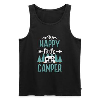 Camping Jungs Camper Wohnmobil Campingplatz - Männer Premium Bio Tank Top - Schwarz - Vorne - Michal (187cm)