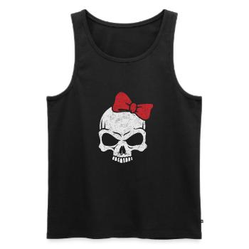 fille de heavy metal - Débardeur bio Premium Homme - noir - Devant - Michal (187cm)