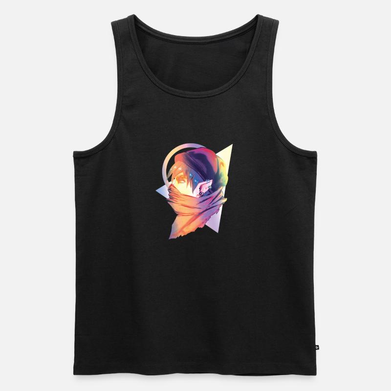 Elf modern - Männer Premium Bio Tank Top - Schwarz