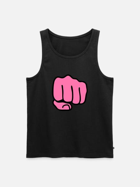 Faust - Men's Premium Organic Tank Top - black