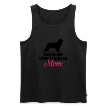 Cavalier King Charles - Men's Premium Organic Tank Top - black - Front - AI Model Male 178 light (178cm)