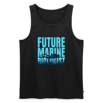 Future Marine Biologist Ocean Student Scientist - Männer Premium Bio Tank Top - Schwarz - Vorne - AI Model Male 178 light (178cm)
