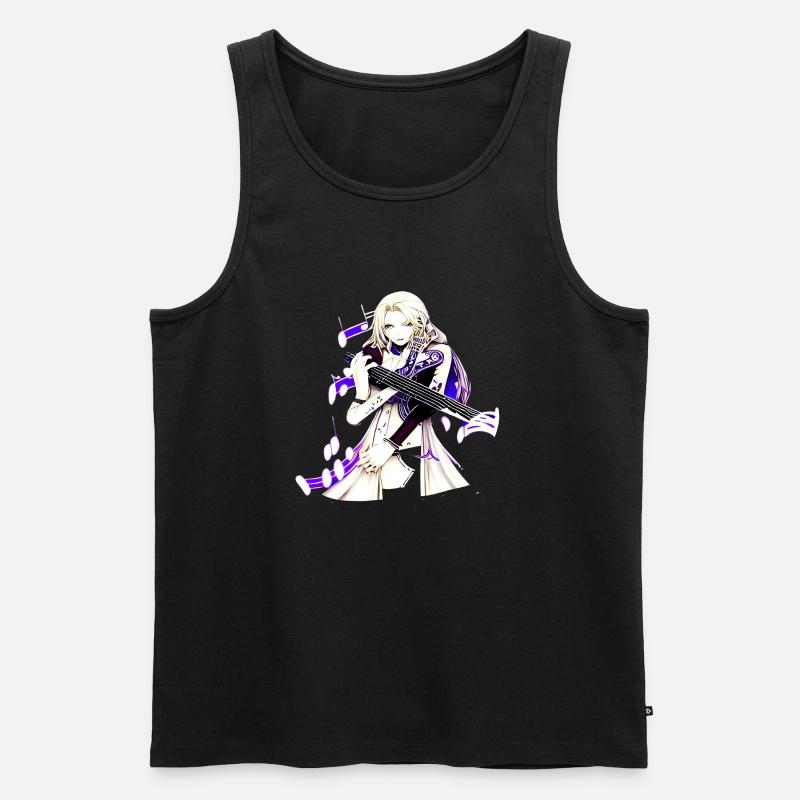 Guitar Guy - Männer Premium Bio Tank Top - Schwarz