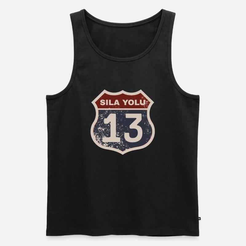 Bitlis - Männer Premium Bio Tank Top - Schwarz