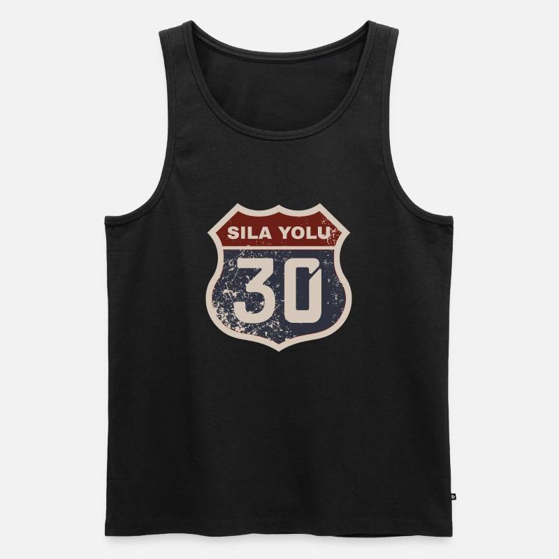 Hakkari - Männer Premium Bio Tank Top - Schwarz
