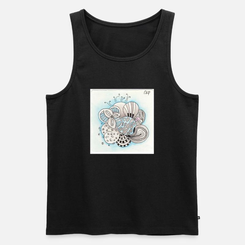 Wirrwarr 14 - Männer Premium Bio Tank Top - Schwarz