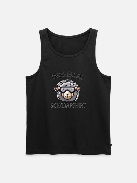 Offizielles (l)afshirt - Männer Premium Bio Tank Top - Schwarz