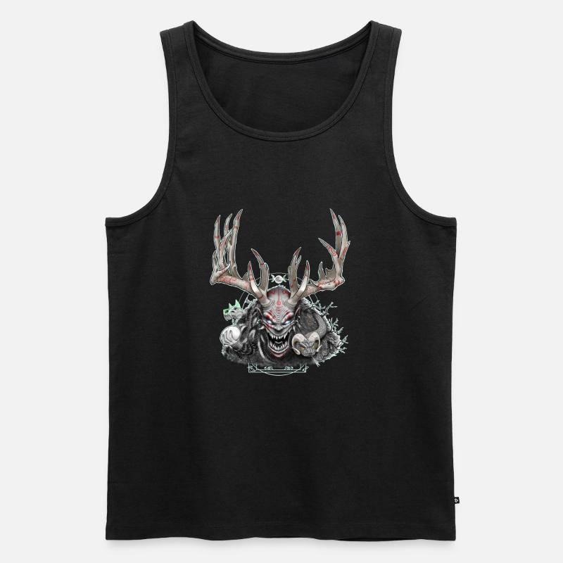 Cernunnos · - Canottiera ecologica premium da uomo - nero