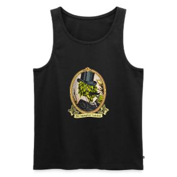 Hops sir - Men's Premium Organic Tank Top - black - Front - AI Model Male 178 light (178cm)