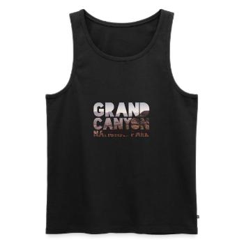 Grand Canyon National Park - Men's Premium Organic Tank Top - black - Front - Michal (187cm)