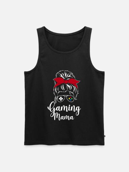 Maman gaming - Débardeur bio Premium Homme - noir