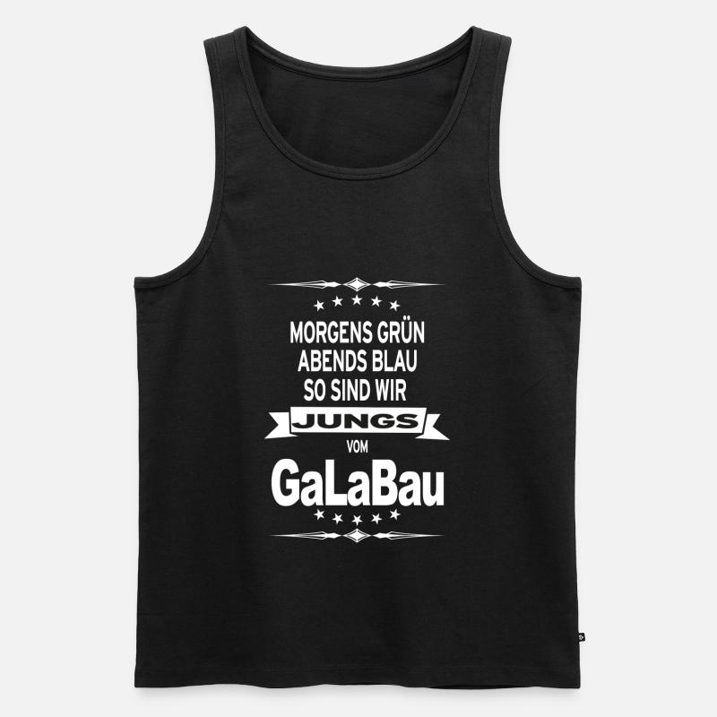 GärtnerLandschaftsgärtner Gartenbau Geschenk - Männer Premium Bio Tank Top - Schwarz