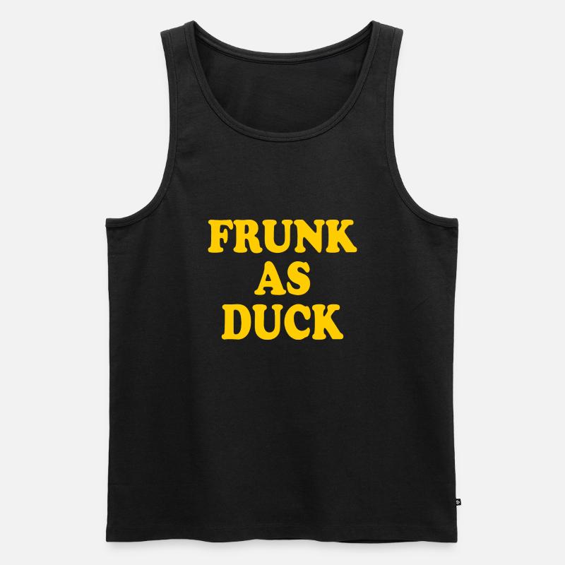 Frunk as duck - Männer Premium Bio Tank Top - Schwarz