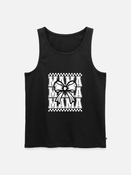 Mom - Men's Premium Organic Tank Top - black