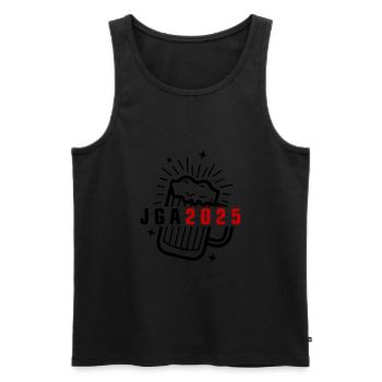 Jga 2025 Junggesellenabschied - Männer Premium Bio Tank Top - Schwarz - Vorne - Michal (187cm)