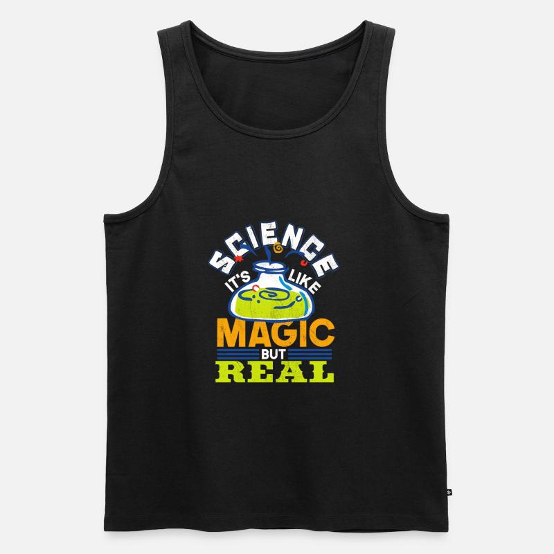 Science Magic Science - Men's Premium Organic Tank Top - black