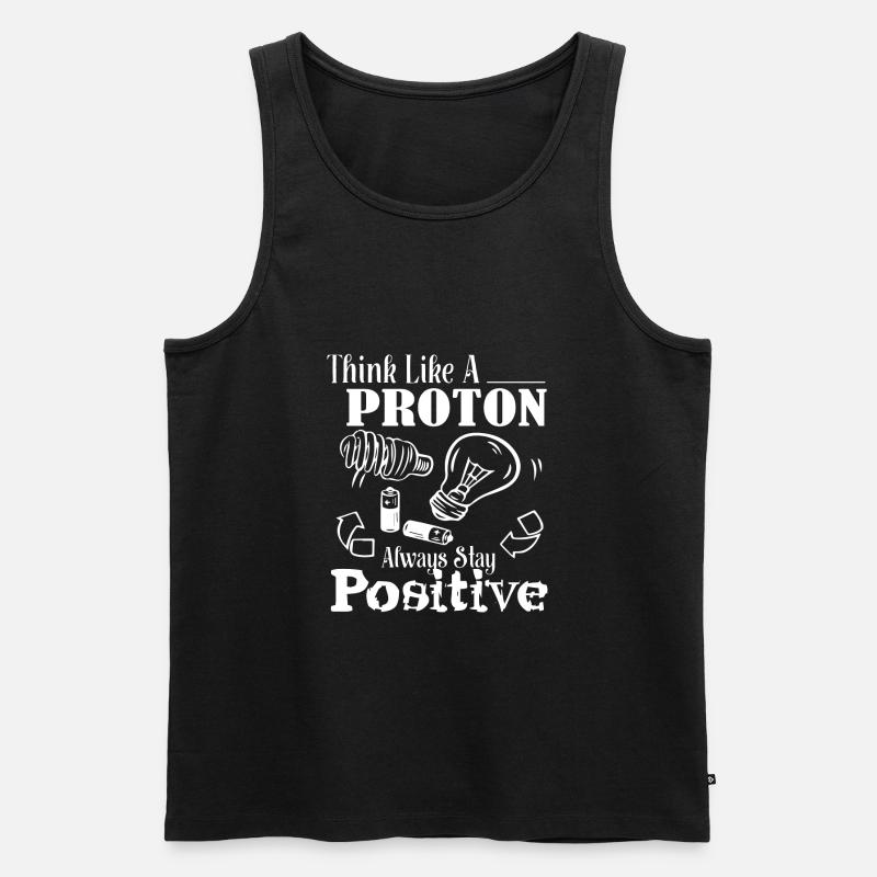 Physiker Lustiger Physiker - Männer Premium Bio Tank Top - Schwarz