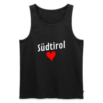 Triplet Sud - Débardeur bio Premium Homme - noir - Devant - Michal (187cm)