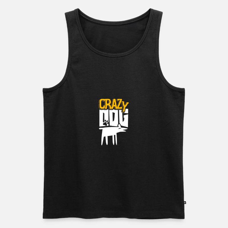 Hund - Männer Premium Bio Tank Top - Schwarz