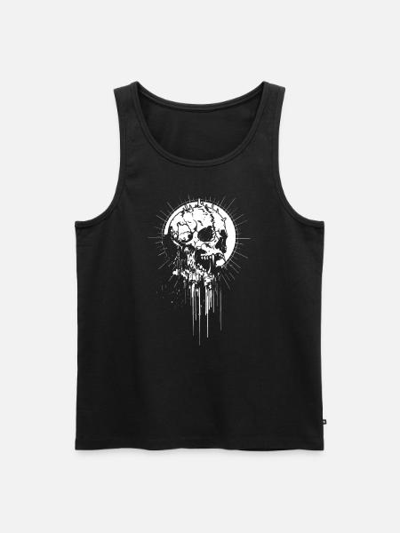 Crâne sacré - Débardeur bio Premium Homme - noir