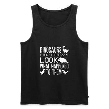 Cyber Security Professional Expert Ethical Hacker - Männer Premium Bio Tank Top - Schwarz - Vorne - Michal (187cm)