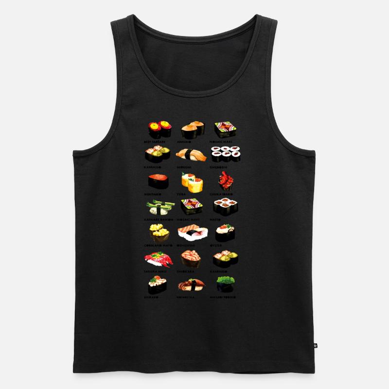 Sushi-Abendessen - Männer Premium Bio Tank Top - Schwarz