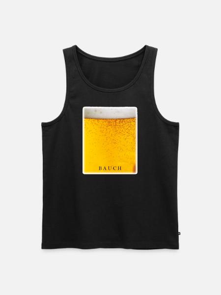 Bierbauch - Männer Premium Bio Tank Top - Schwarz