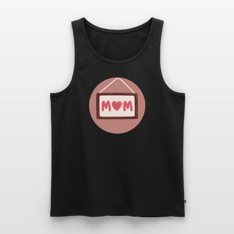 Mama, Mutti, Mom oder Muttertag Männer Premium Bio Tank Top