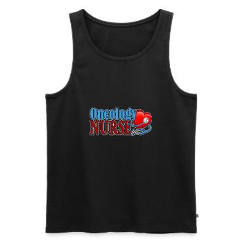 Oncology Nurse Oncology Nurse Job - Men's Premium Organic Tank Top - black - Front - Michal (187cm)