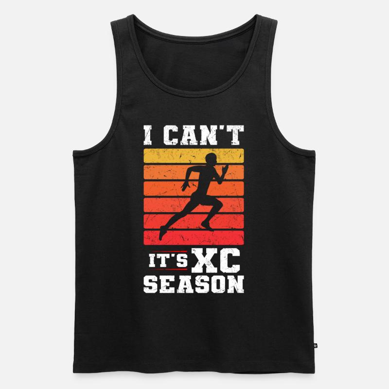 Crossläufer - Männer Premium Bio Tank Top - Schwarz