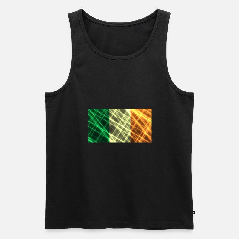 Irland - Männer Premium Bio Tank Top - Schwarz