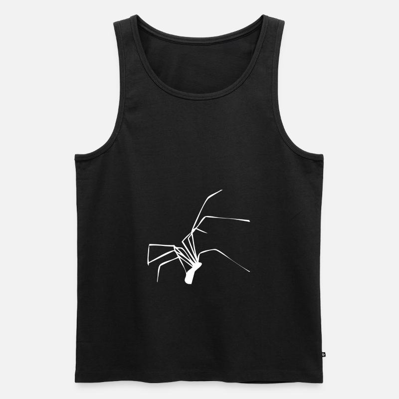 spinne - Männer Premium Bio Tank Top - Schwarz
