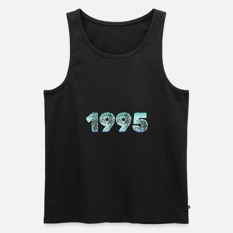 Cold 1995 - Männer Premium Bio Tank Top - Schwarz