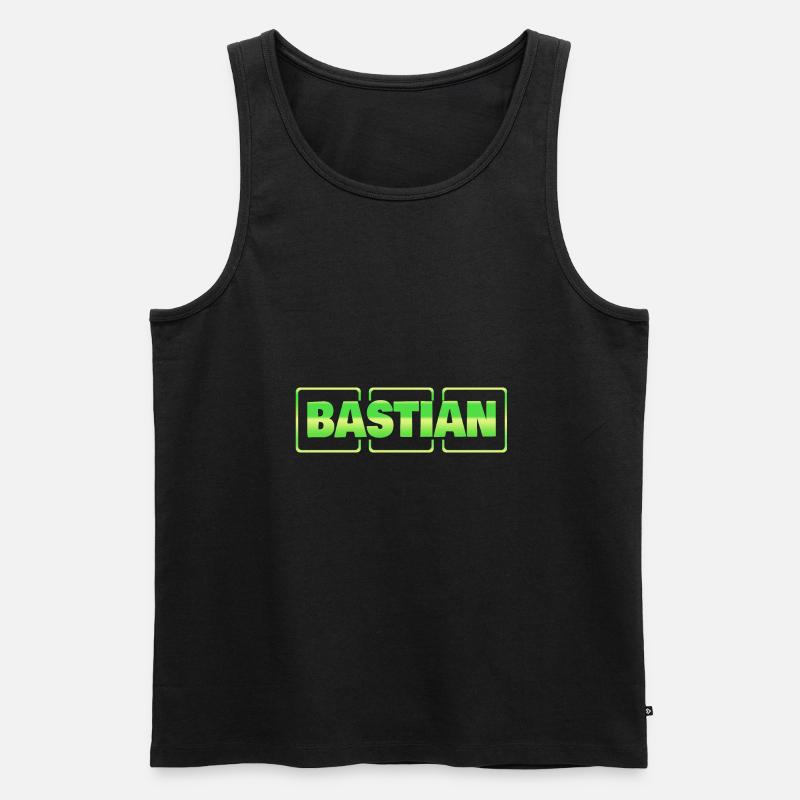 Ehering Bastian - Männer Premium Bio Tank Top - Schwarz