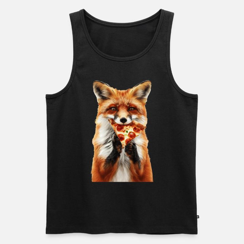 Fuchs - Männer Premium Bio Tank Top - Schwarz